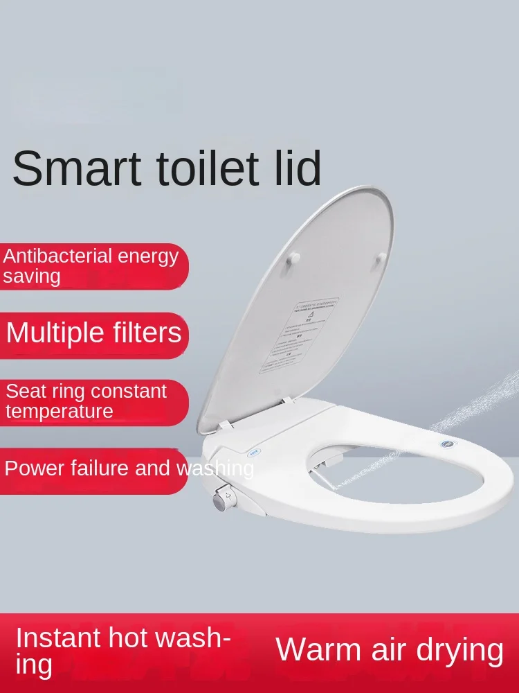 Smart Toilet Seat Cover Instant Heating Drying with Hot Air Electric Automatic Household Butt Washing Toilet Ring