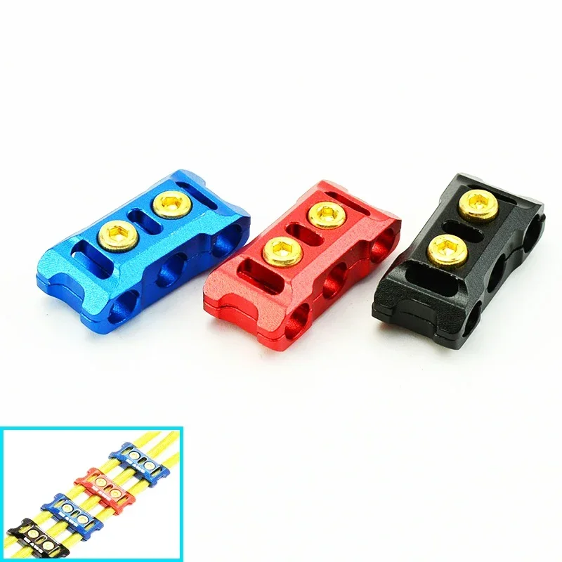 

Aluminum Alloy ESC Motor Cable Manager Wire Fixed Clamp Buckle Prevent Tangled Line Clip Tool for RC Climbing Model Car