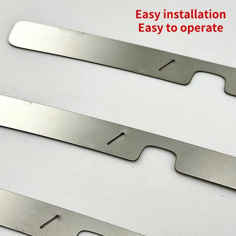 New 2Pcs Broken Reinforced Stainless Steel Metal Bracket For Reiz 2010-2017 Front Bumper Repair Metal Plate Buckle