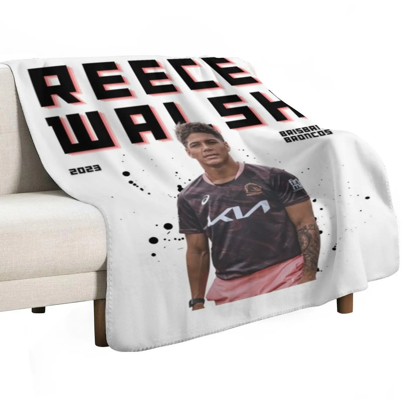 Reece Walsh Throw Blanket for winter Comforter Decorative Sofas Travel Custom blankets ands Blankets