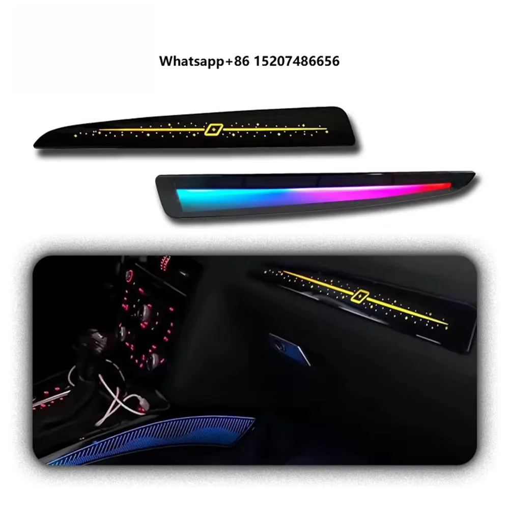 64 Color Dynamic Style LED Car Interior Ambient Light for   Starry Sky Decoration Upgrade 12V