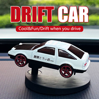 Fishtailing Drifting Car ornament dashboard wagging swing turn move cool fun sports racing model interior accessories decoration