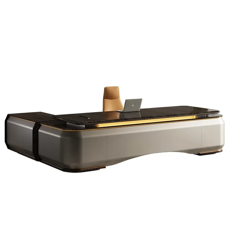 Minimalist Executive Desk Large Modern Office Table for President CEO Manager Home Study Room Furniture with
