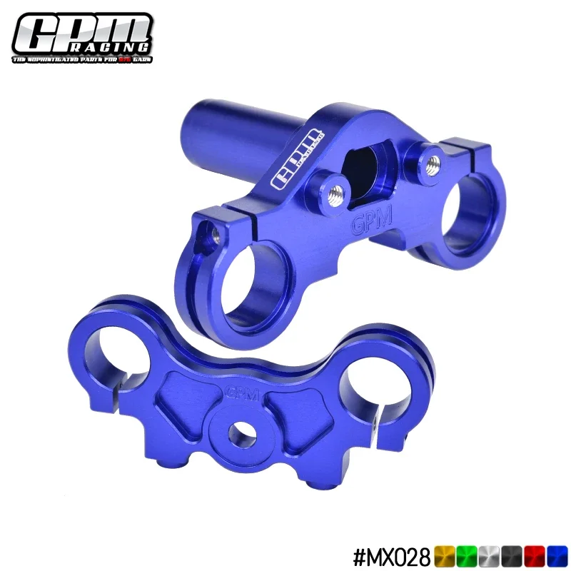 GPM Alloy 7075 Triple Clamp Set For  1/4 Promoto MX SM Motorcycle RTR, FXR-LOS06000 L RC