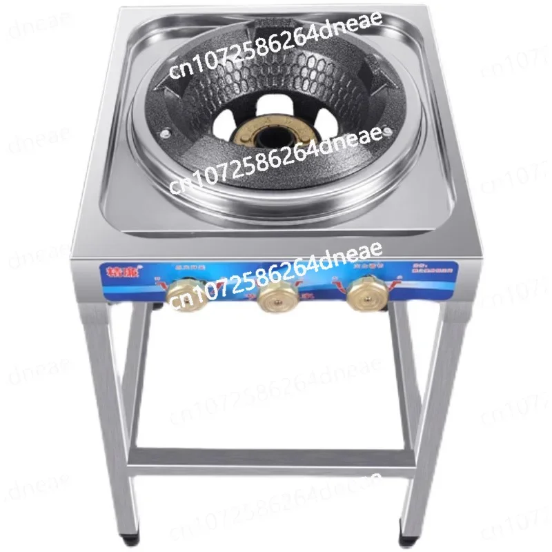40Kw High Pressure Wok Burner Gas Stoves Outdoor Camping Cooking Gas Cooktops Commercial Stainless Steel Liquefied Gas Cooker