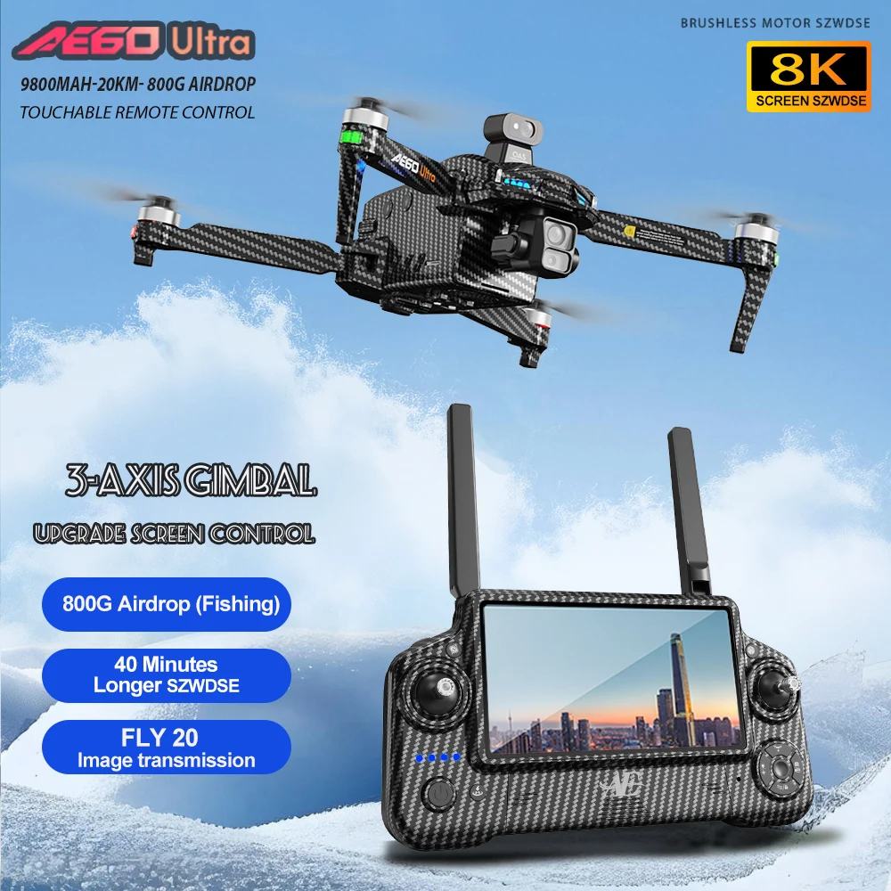 AE60 Ultra Gps Dron… - image