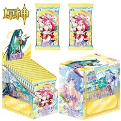 New Genshin Impact Cards Genuine TCG Game Collection Pack Booster Box SP SSP Periphery Rare Cards Gift Children Toy For Family