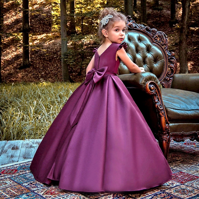 2023 New Flower Girl Dresses Children's Skirt Evening Princess Piano Performance Chorus Ball Gowns