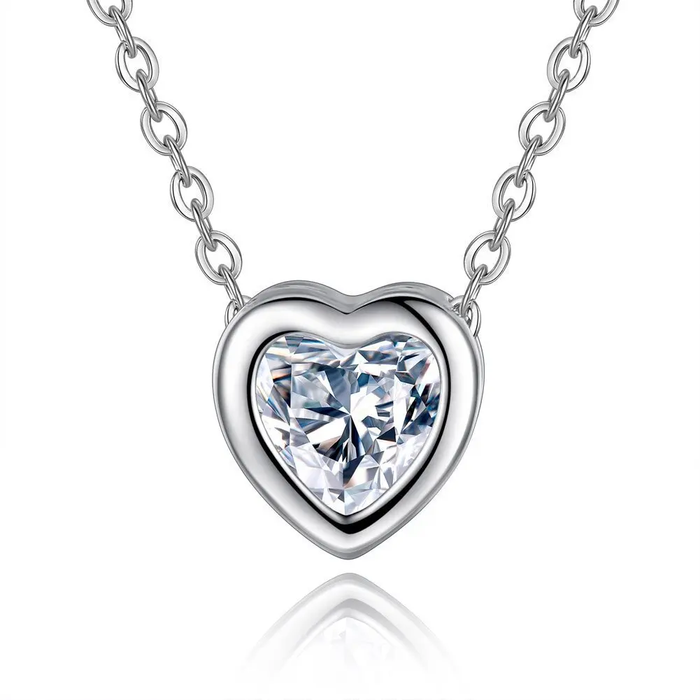 PT950 Classic Eight-Pointed Arrow Necklace - Japanese and Korean Heart-shaped Necklace for Women