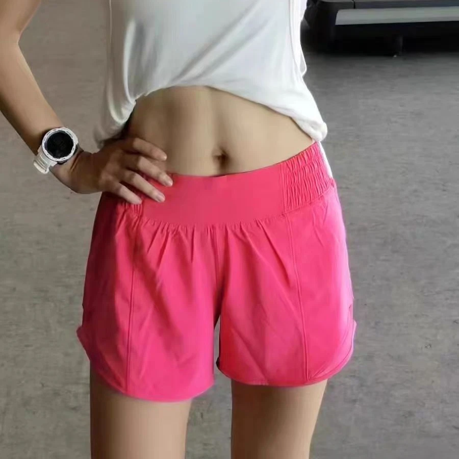 

Lemon Hotty Hot Quick-drying Gym Sports Shorts Women's Summer Lined Running Training Fitness Pants High Waist Yoga Short