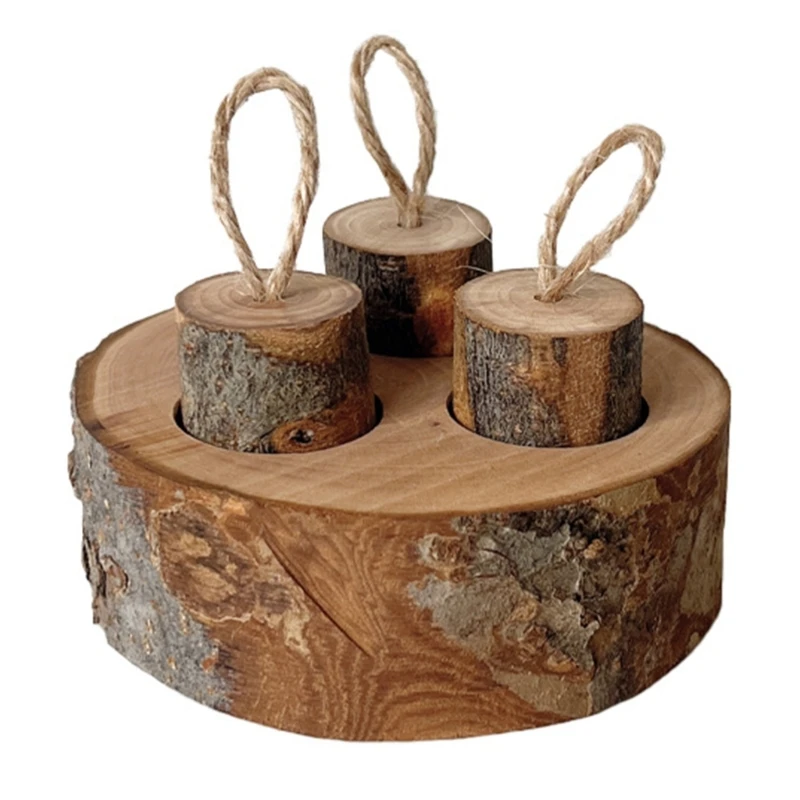 

Деревянная кормушка для кроликов, диспенсер для лакомств для хомяков, поставка натуральных кормов для домашних животных