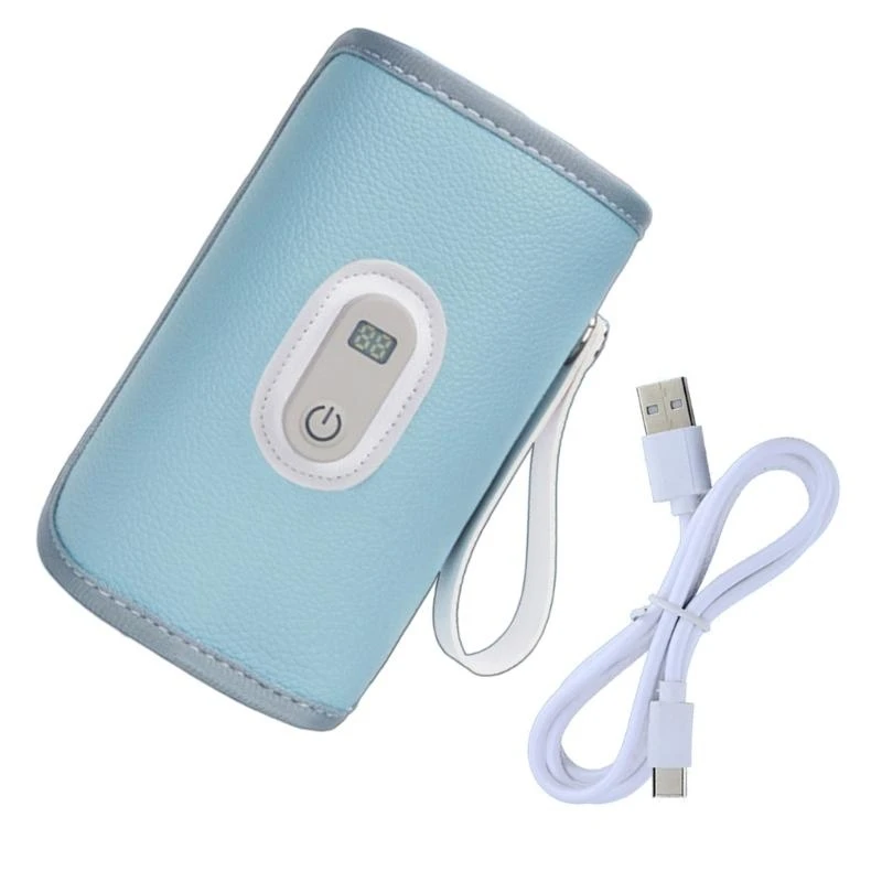 Funda calentadora biberones leche para bebé J15U con control temperatura ajustable 5 velocidades