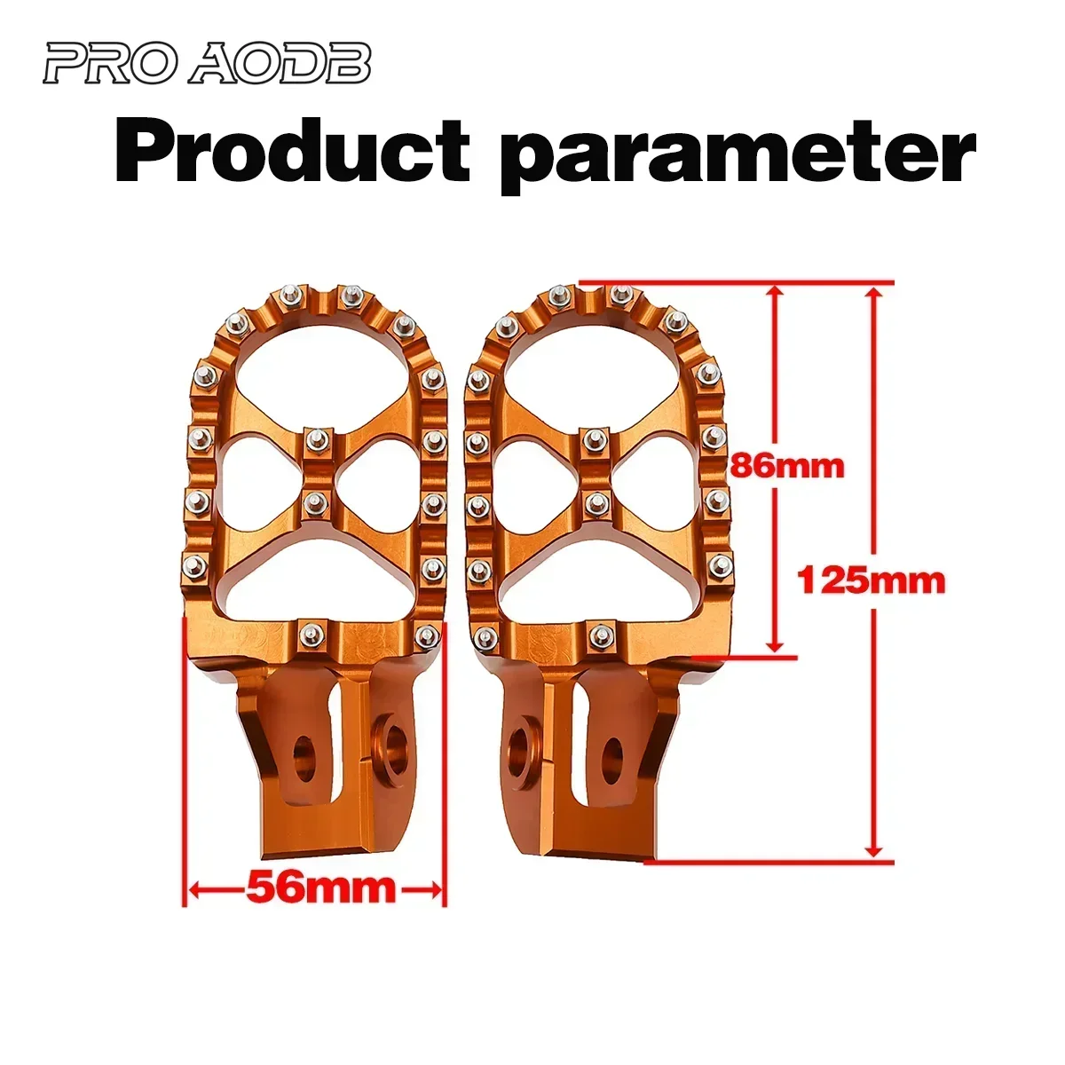 CNC Foot Pegs Pedal Footrests For KTM 125 150 200 250 300 350 450 500 XC XCF XCW SX SXF EXC EXCF 2017-2023 2018 SX125 SX150 2016