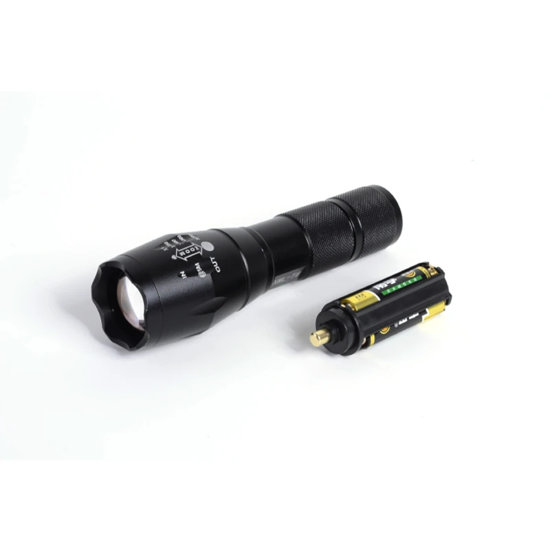 Powerful T6 LED Flashlight Super Bright Aluminum Alloy Portable Torch Outdoor Camping Diving Tactical FlashLight Without battery