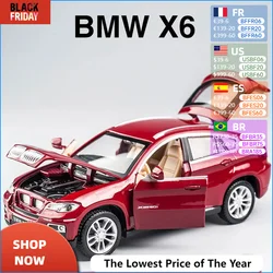 1:32 BMW X6 SUV Alloy Car Model Diecasts & Toy Vehicles Collect Car Toy Boy Birthday gifts