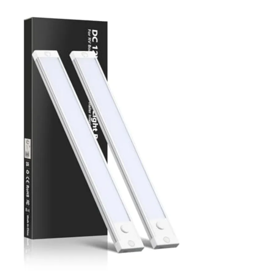 

Светодиодная линейная лампа RV Dimmable для установки под шкафом с интегрированным выключателем и диммером, красным ночником и креплением на винтах H