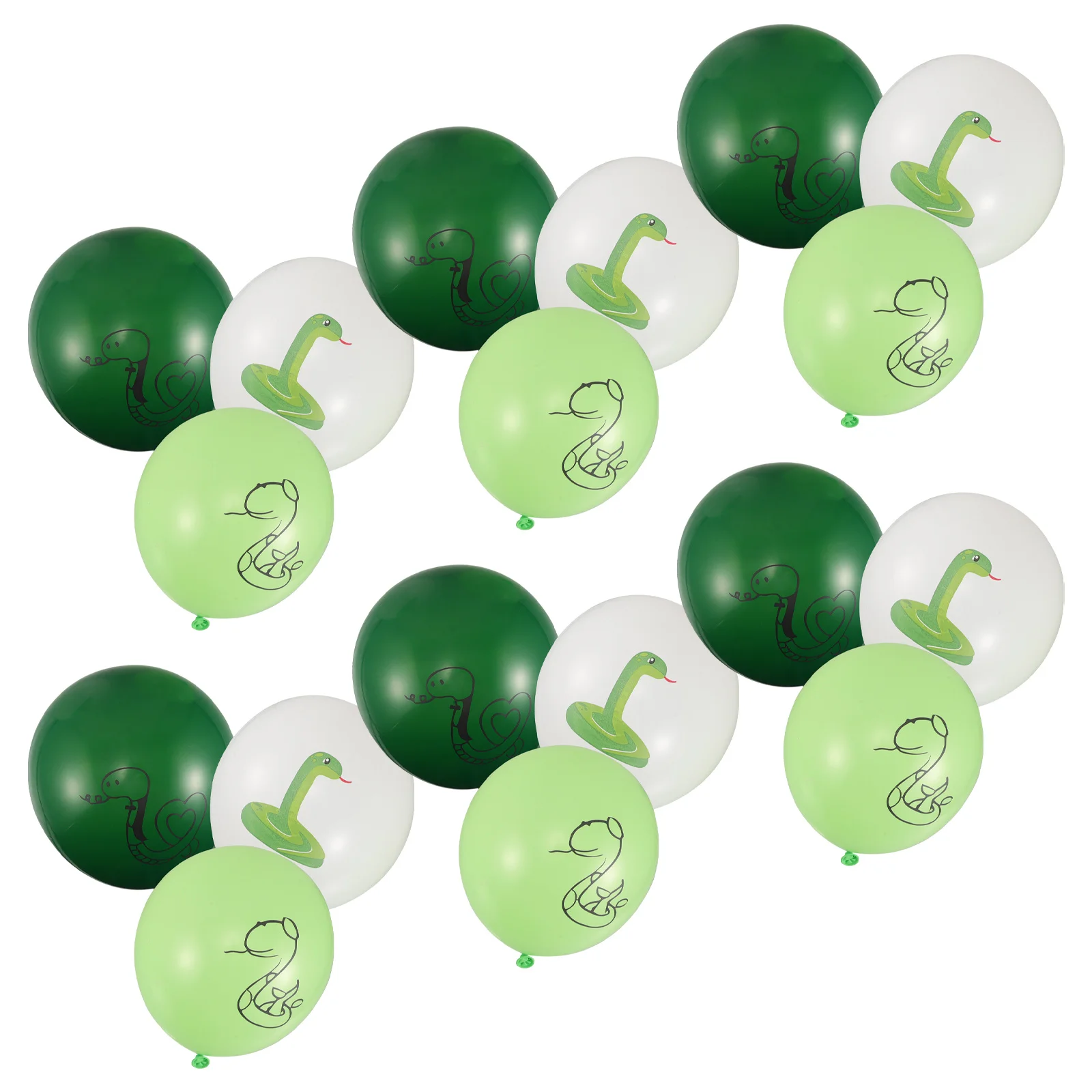

18pcs Ball Balloons Set Snake Themed Party Decorations For Birthday Wedding Graduation Party Supplies Hanging Snake Balloons