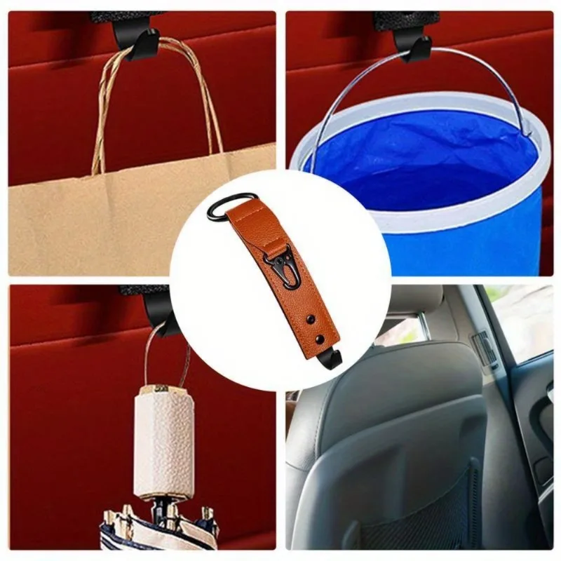 2 قطعة مقعد السيارة السنانير حامل المحفظة مقعد السيارة هوك حقيبة حامل مقعد السيارة شماعات مقعد السيارة الخلفي السنانير محفظة السيارة هوك