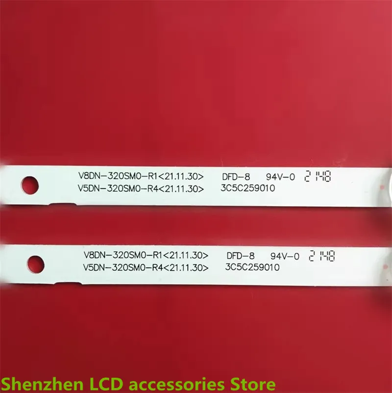 Tira de luz de fundo LED para Samsung, 32 polegadas, V8DN-320SM0-R1, V5DN-320SM0-R4, R5, BN96-46575A, 57,7 cm, 5LED, 100% novo