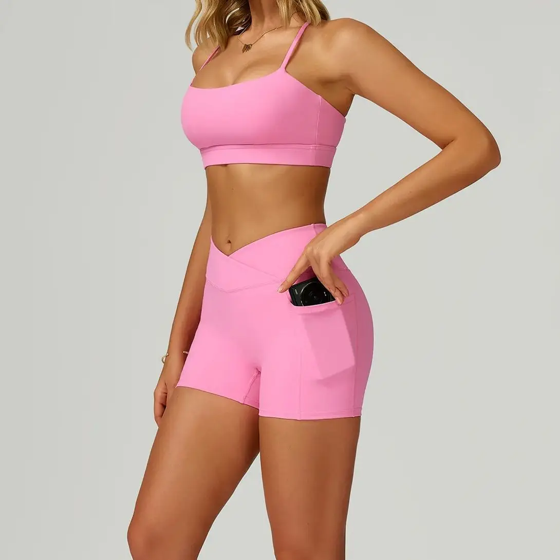 

2PCS Yoga Set Women Tracksuit Quick Drying Workout Sets Gym Clothes Push Up Fitness Running Sportwear Crop Sport Bra Leggings