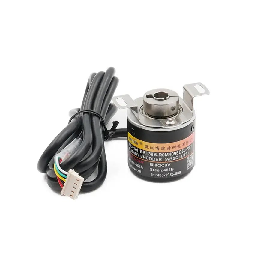 8mm Hollow Shaft Magnetic Single-Turn Absolute Encoder Multi-Interface(CAN/SSI/Analog) Angle Speed Sensor