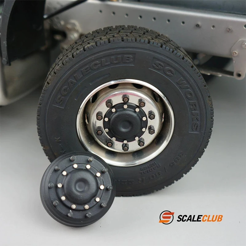 

Scaleclub 1/14 Tamiya Truck Remote Control Model Toy Simulation Front Wheel Hub Connector