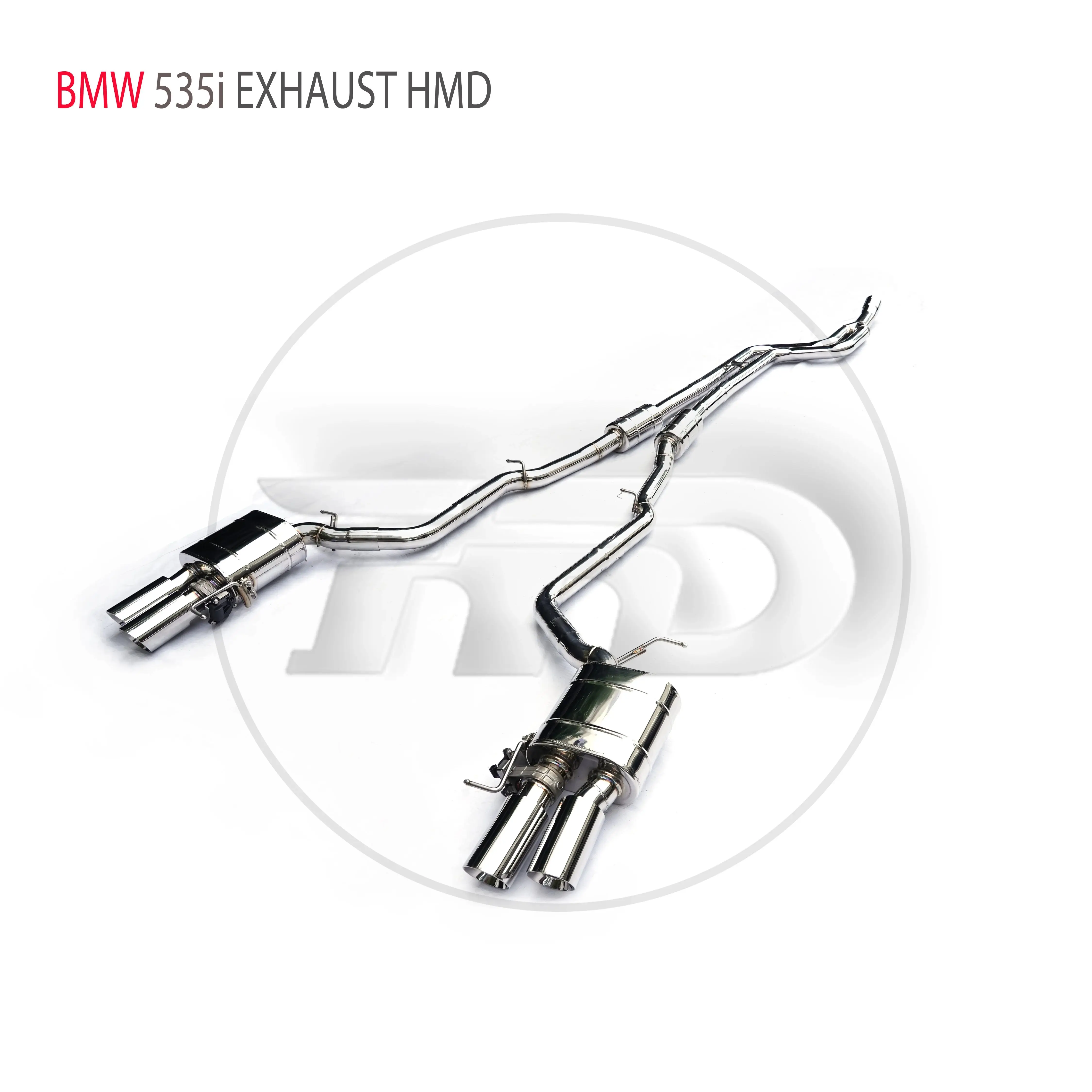 HMD Stainless Steel Exhaust System Performance Catback For BMW 535i F10 N55 Auto Modification Electronic Valve Muffler