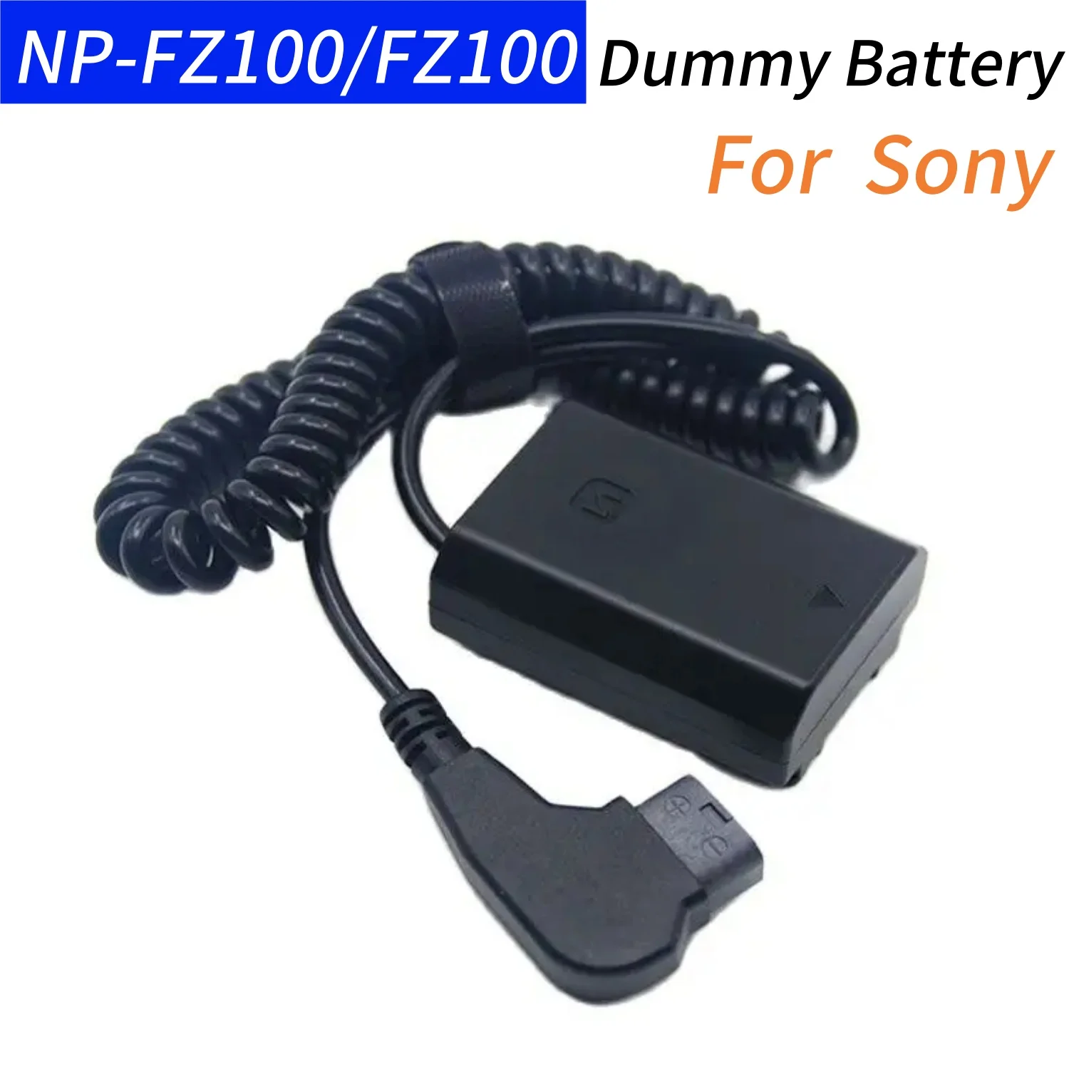 

Dummy Battery NP FZ100 D-Tap Spring Wire DC Coupler for Sony Alpha A7IV A7RIII A7 III ILCE-7M3 ILCE-7M3K A7M4 A9 A9M2 FX3 Camera