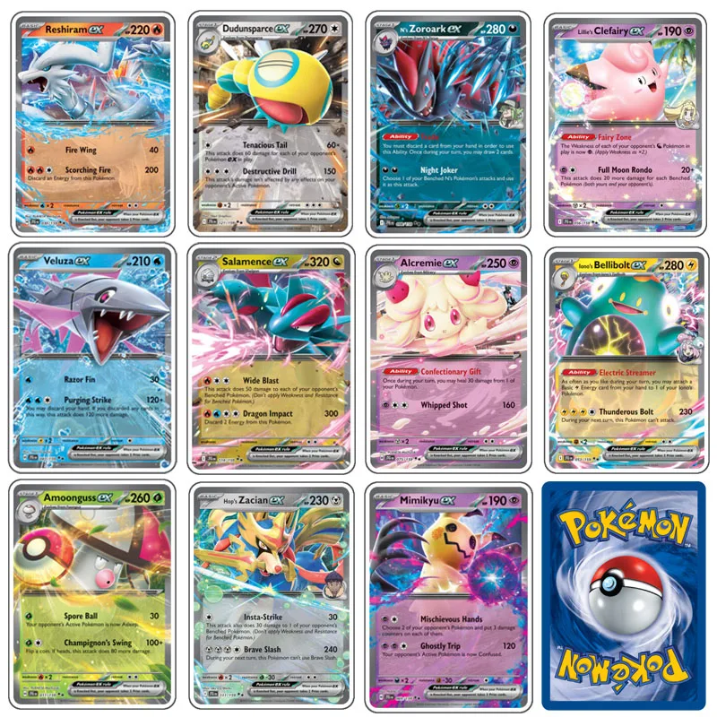 

Acrylic Self-Made Pokemon Original Amoonguss Veluza Reshiram Zacian Zoroark Minikyu Anime Peripherals Card Ornament