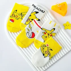 1 Pairs Socks Pokemon Summer Comfortable Breathable Sports Cartoon Socks Pikachu Socks Kawaii Warm and Soft Gift