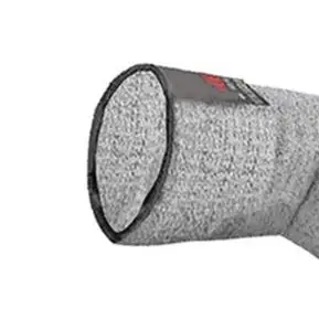 Level 5 HPPE Resistant Sleeves Silver Anti Abrasion Arm Guards For Chainsaw Work Construction And Manufacturing Safety Protectio