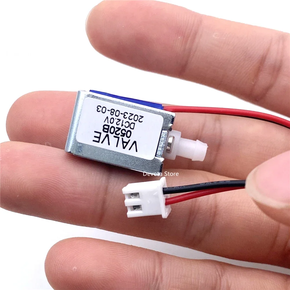 마이크로 솔레노이드 밸브, 평상시 닫힘 벤트 릴리스, DIY 음압 유방 펌프, DC 4.5V, 6V, 12V