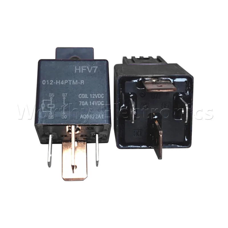 Free shipping 10pcs/lot relay 12VDC 70A 4PIN HFV7-012-H4PTM-R