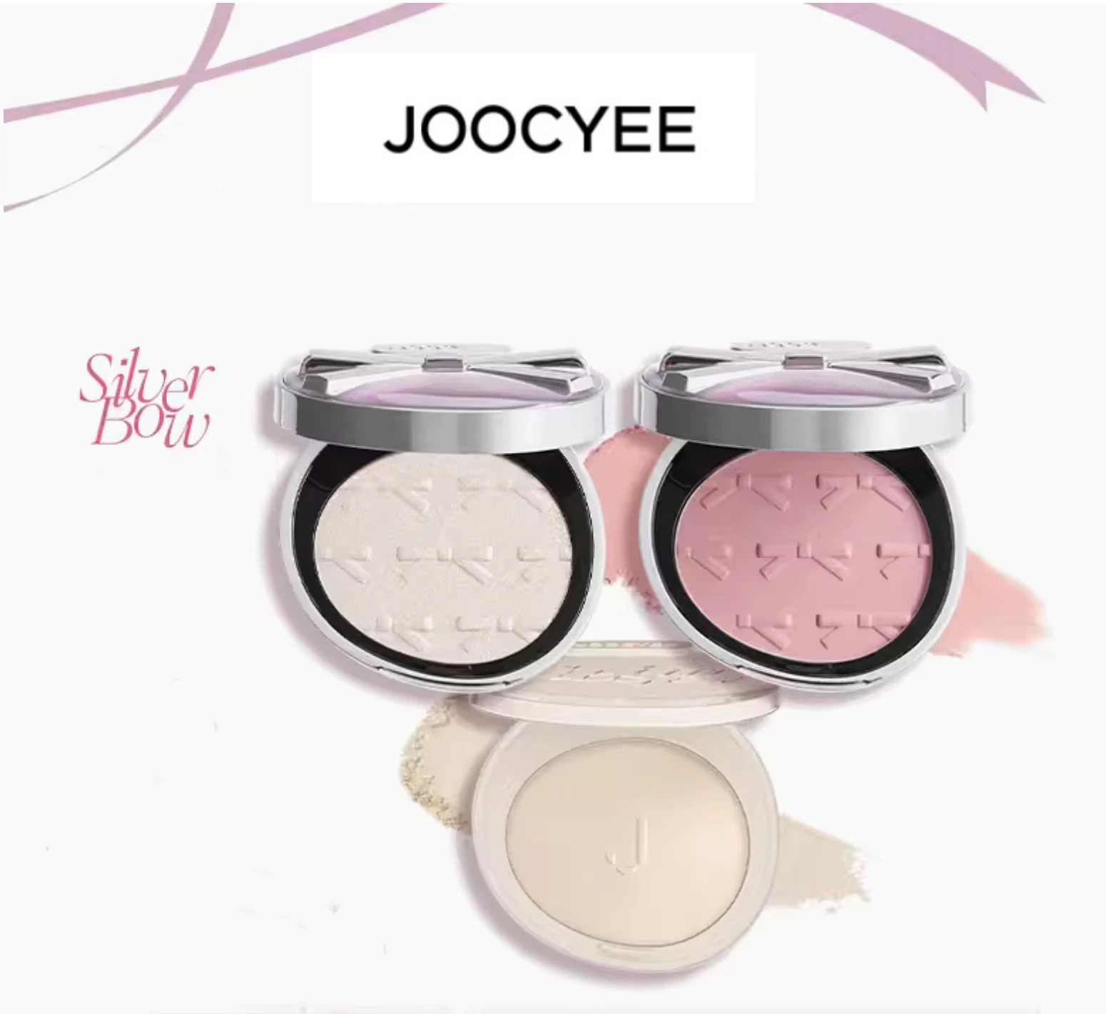 JOOCYEE BLUSH & HIGHLIGHTER Silver Bow Natural looking Superfine micronized powder pigments Original Cosmetics Makeup