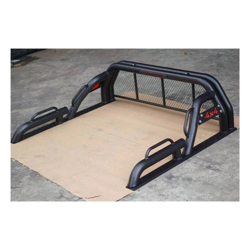 Heavy Duty Powder Coated Steel Roll Bar, Textured Black Finish Universal 4X4 Offroad Pickup Exterior Tuning Components