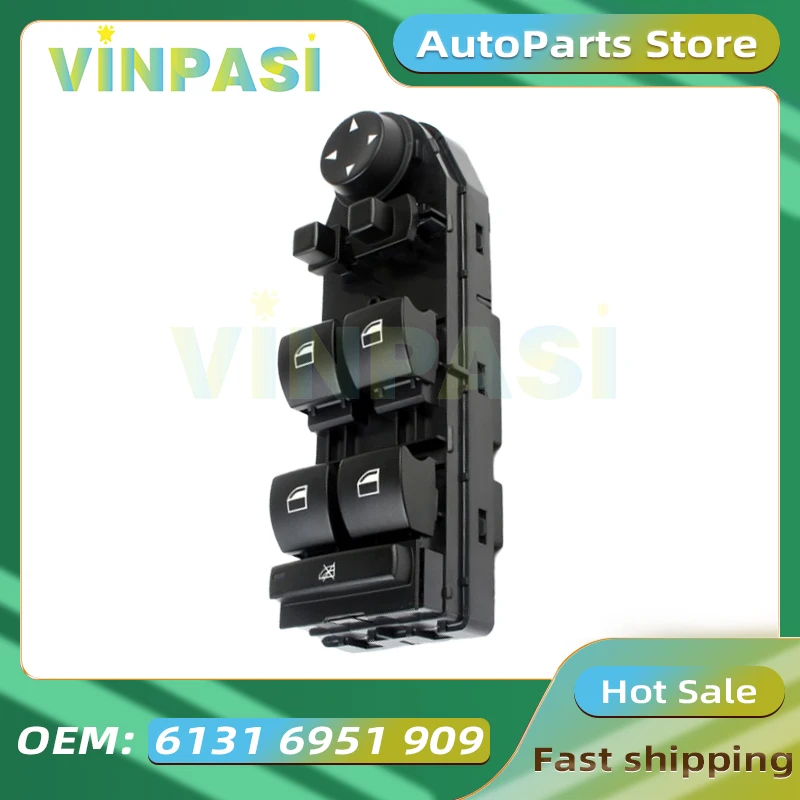 

Window Lift Switch Suitable for BMW 5 Series E60 E61 Electric Window Control Switch Button Adjuster 61316951909