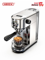 HiBREW 20Bar Semi Automatic Espresso Coffee Machine Temperature Adjustable Cold/Hot Super Slim Coffee Maker Cappuccino H10B
