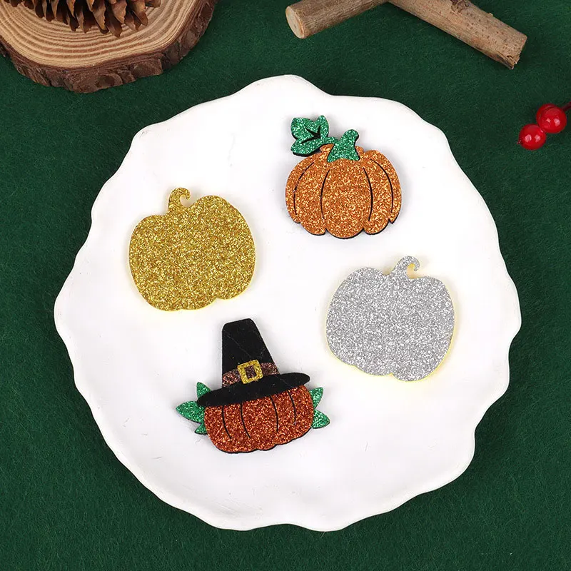 200 Stück Thanksgiving DIY Handgemachtes Zubehör-Set Truthahn Kürbis Ahornblatt Kopfschmuck Dekorationen Kleidung Hut Kühlschrankmagnete Cra – Detail 3