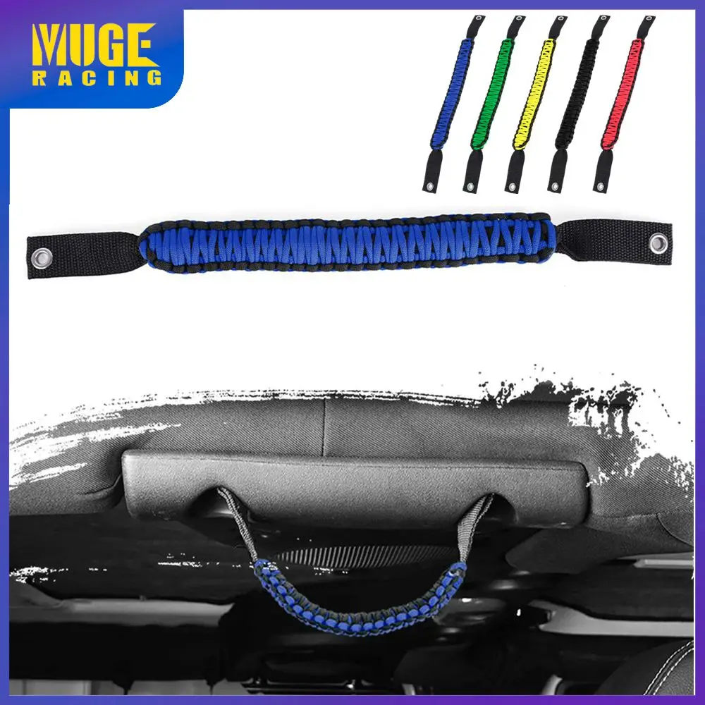 MUGE-مقبض سقف السيارة حبل المقبض عمود لف المقبض لفورد برونكو 2021-2024 الملحقات الداخلية BAG107