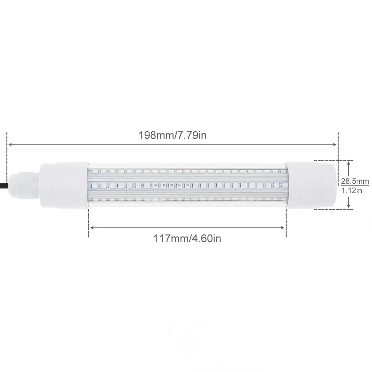 ไฟตกปลา 12-48V 144LED Submersible ใต้น้ํา Fish Finder โคมไฟ 5M สายไฟสําหรับตกปลา Attractant ปลาเพิ่มเติม