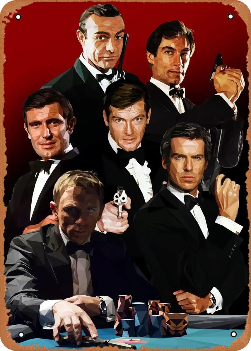 1p,Vintage bond no time to die Movie Pop Art Poster 8