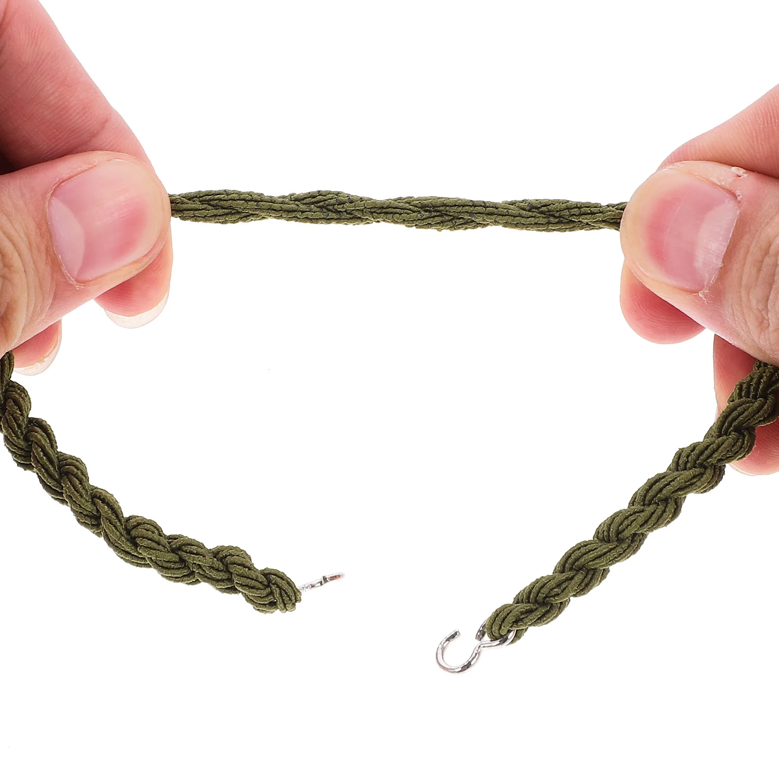 

8pcs Elastic Bands Metal Hooks Portable Blousing Straps Tidy Sand Insect Protection Outdoor Hiking Accessories