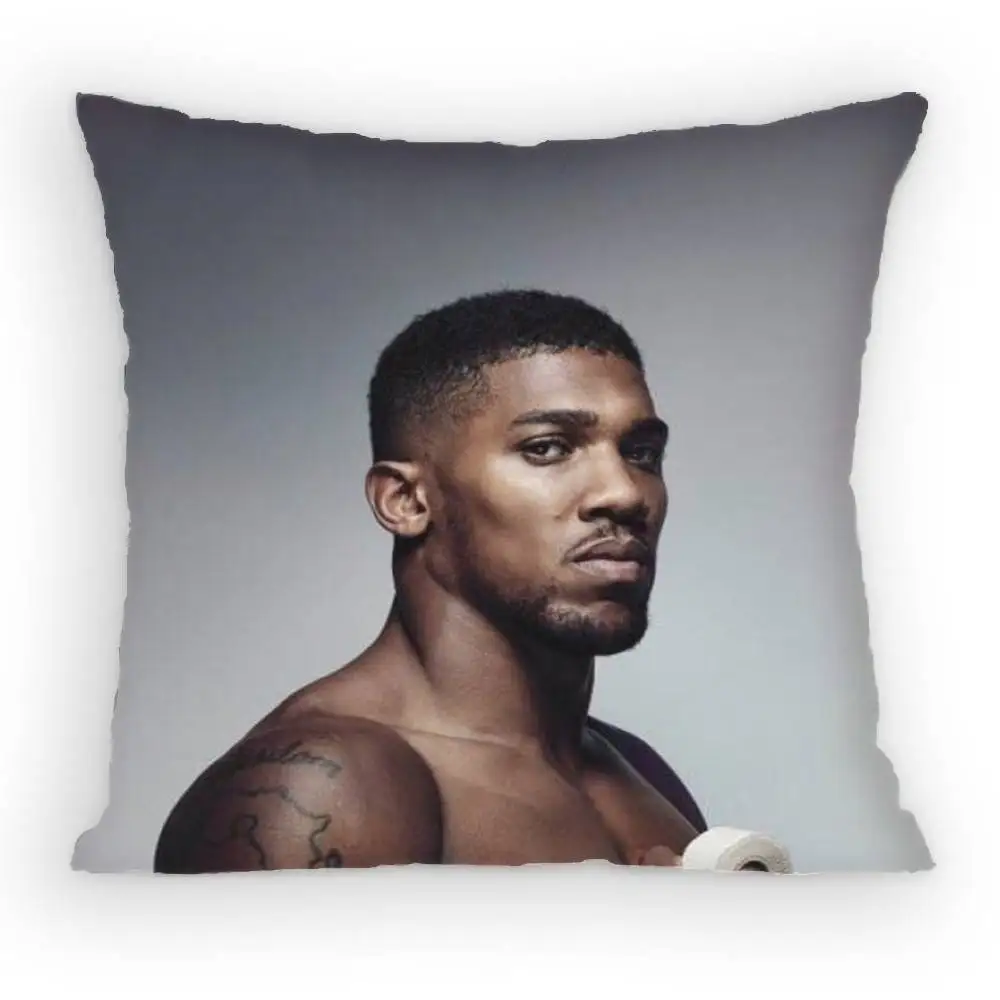 Boxer A-Anthony Joshua Pillow Case Anti-dustmite Pillowcase Invisible zipper silky short plush Sofa cushion cover