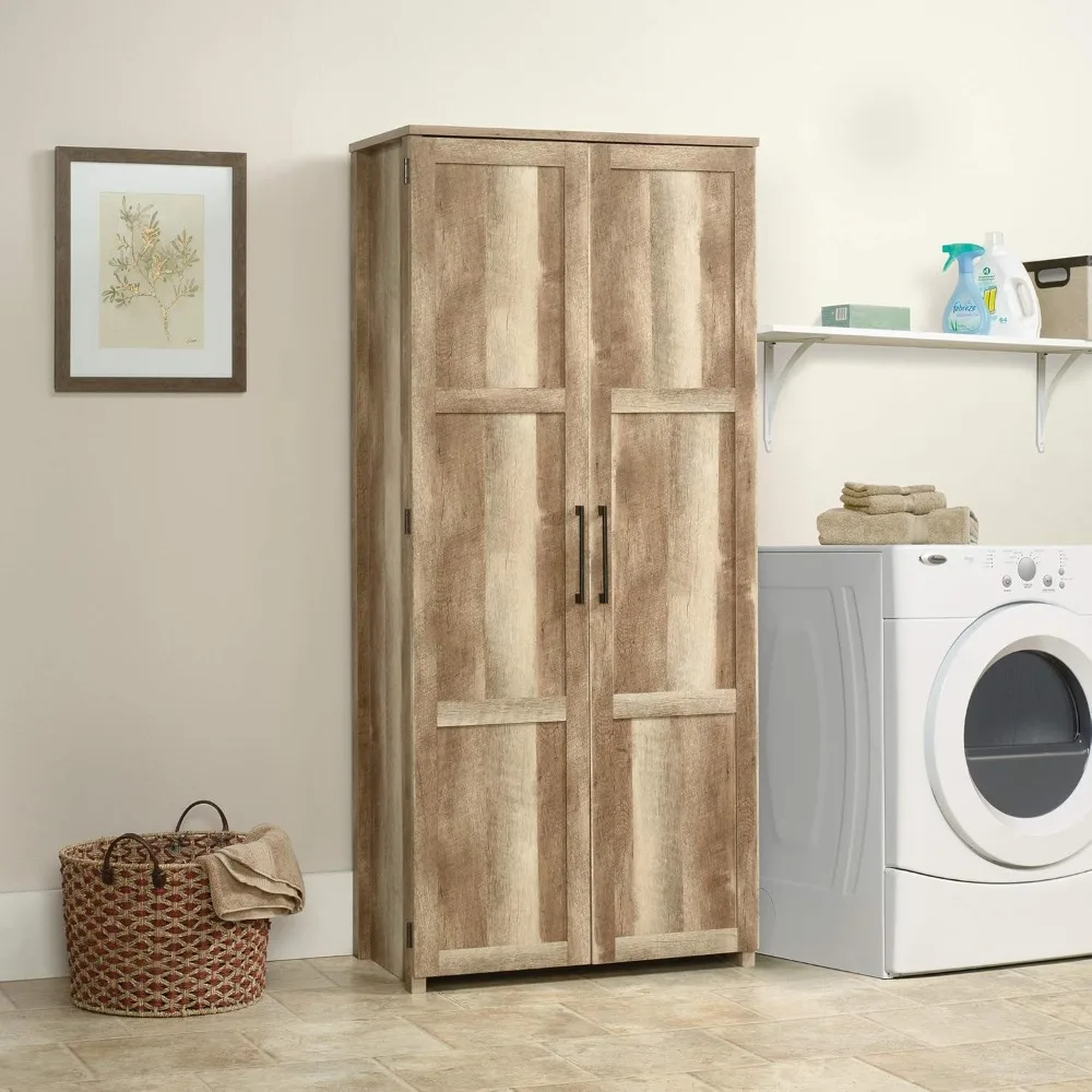 HomePlus Storage Cabinet/ Pantry Cabinet, Lintel Oak finish