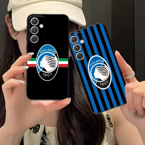 FC Atalanta Mobile Phone Case for Samsung Galaxy S25 S24 S23 S22 S21 S20 Note20 Plus FE Ultra Colour Cover Cover Smartphone