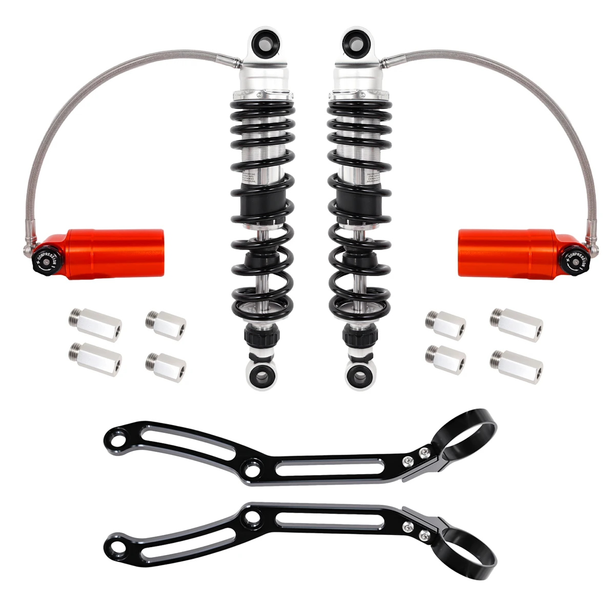 Motorfiets Afstandsbediening Reservoir Achterwielophanging Schokken Voor Harley Touring Street Glide Road Glide Road King 2014-2023