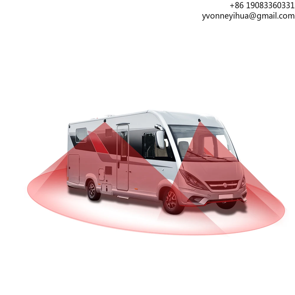 

1080P 3D 360 Around View Monitor Car Camera System 4 Wide View Angle Truck 3D 360