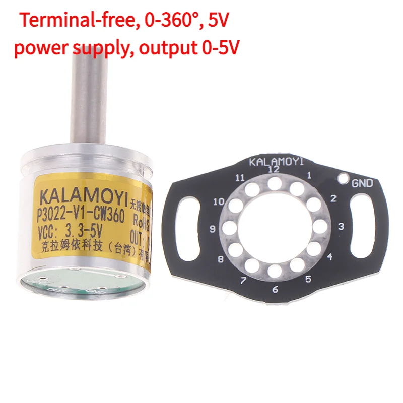 1PC P3022-V1-CW360 Waterproof Rotary Hall Angle Sensor 0-360 Degree Full Circle Magnetism NEW Angle Sensor▪