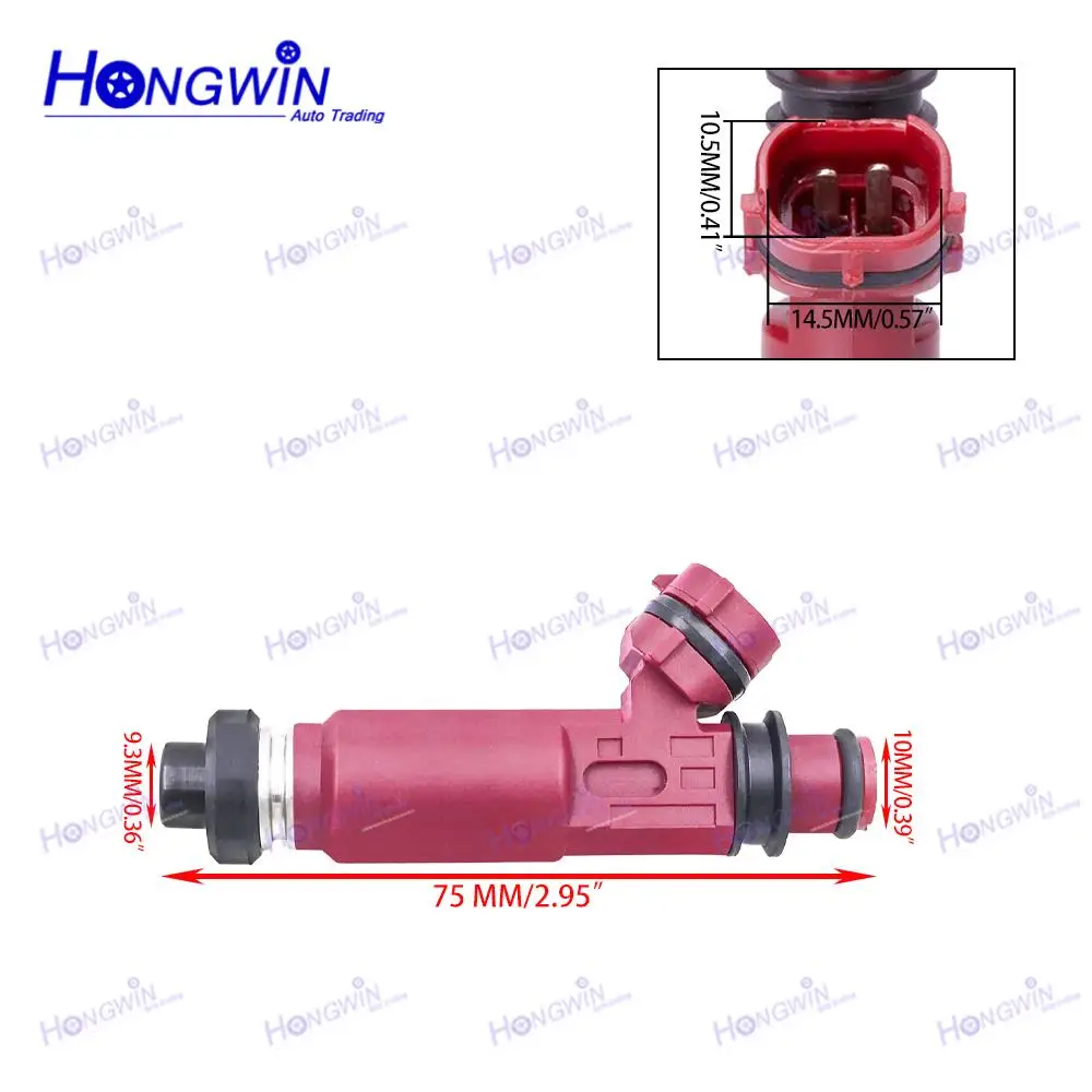 4PCS FJ584 Brand New Fuel Injector Nozzle & Wire For Mazda Miata Base SE LS Miata 10th Anniversary 2-Door 158-0479 842-12201