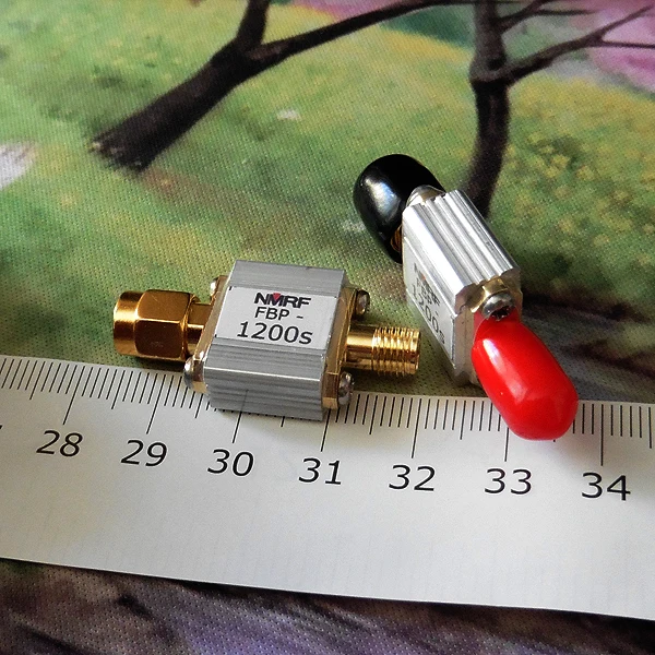 1200MHz RF Coaxial Bandpass SAW Filter, Bandwidth 20MHz,SMA Interface